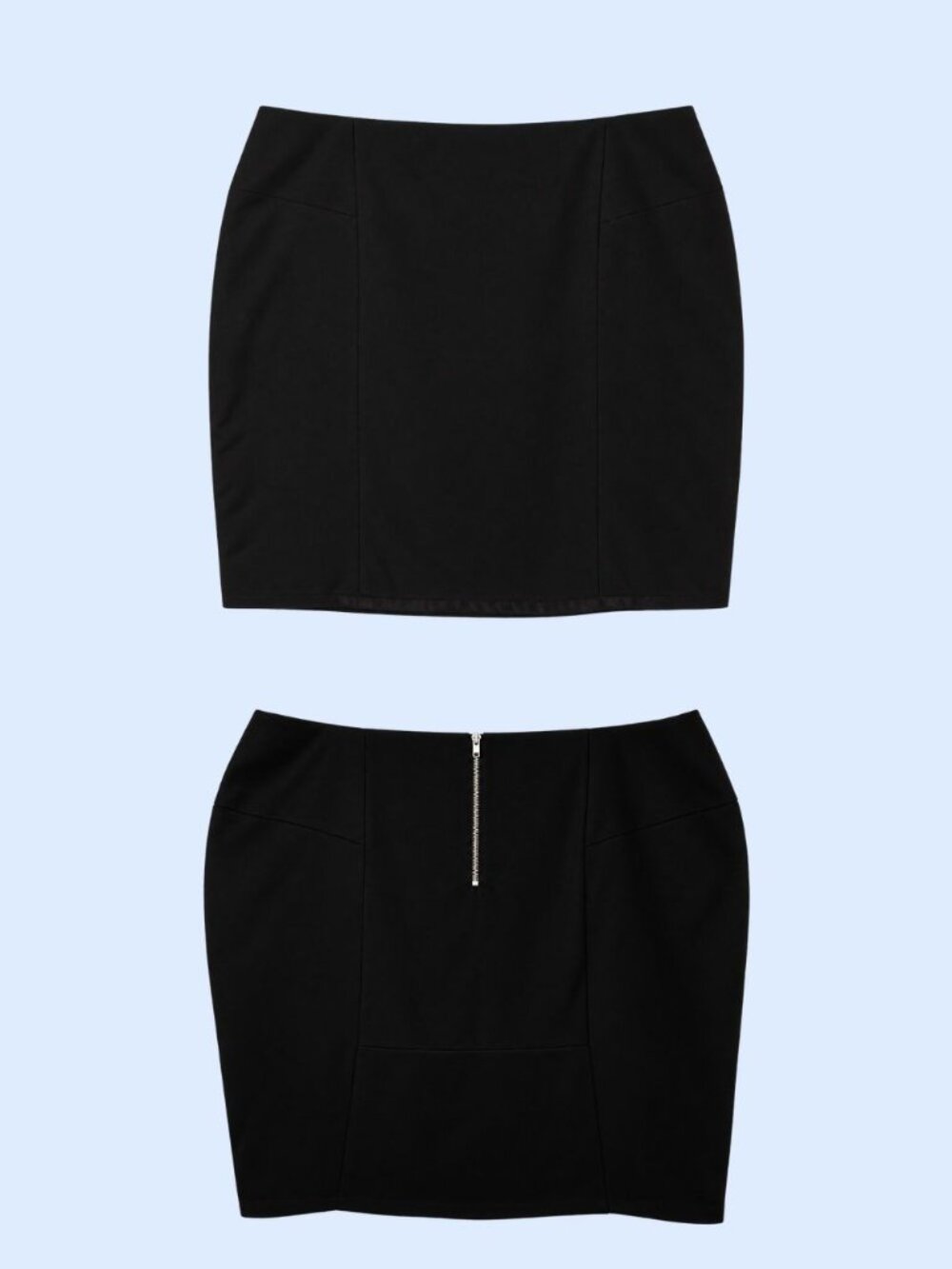 Lane Collection black professional black lined skirt size 26 NWT